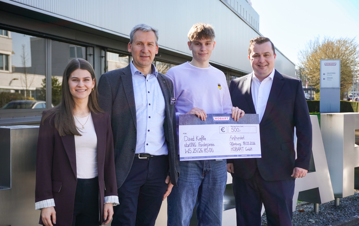 Von links: Nina Ribeiro, Tobias Felhauer, David Kießle, Matthias Siebert